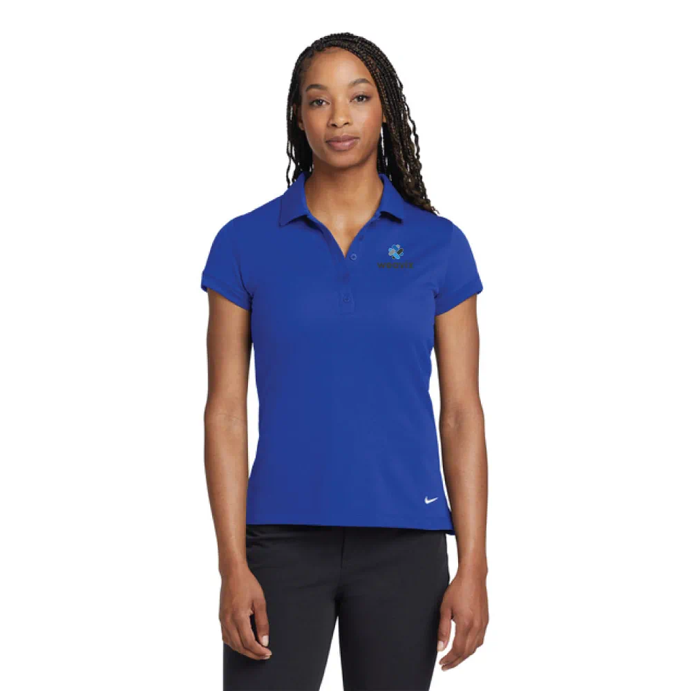 Nike Women's Dri-FIT Solid Icon Pique Modern Fit Polo - Image 2