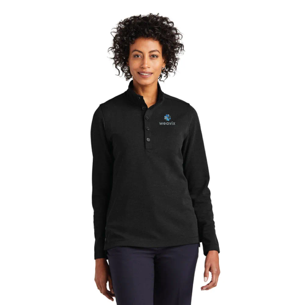 Brooks Brothers® Women’s Mid-Layer Stretch 1/2-Button - Image 3