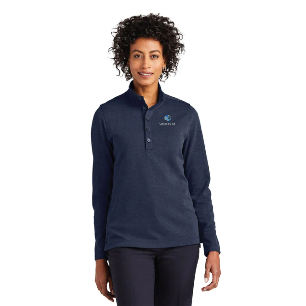 Brooks Brothers® Women’s Mid-Layer Stretch 1/2-Button - Image 2