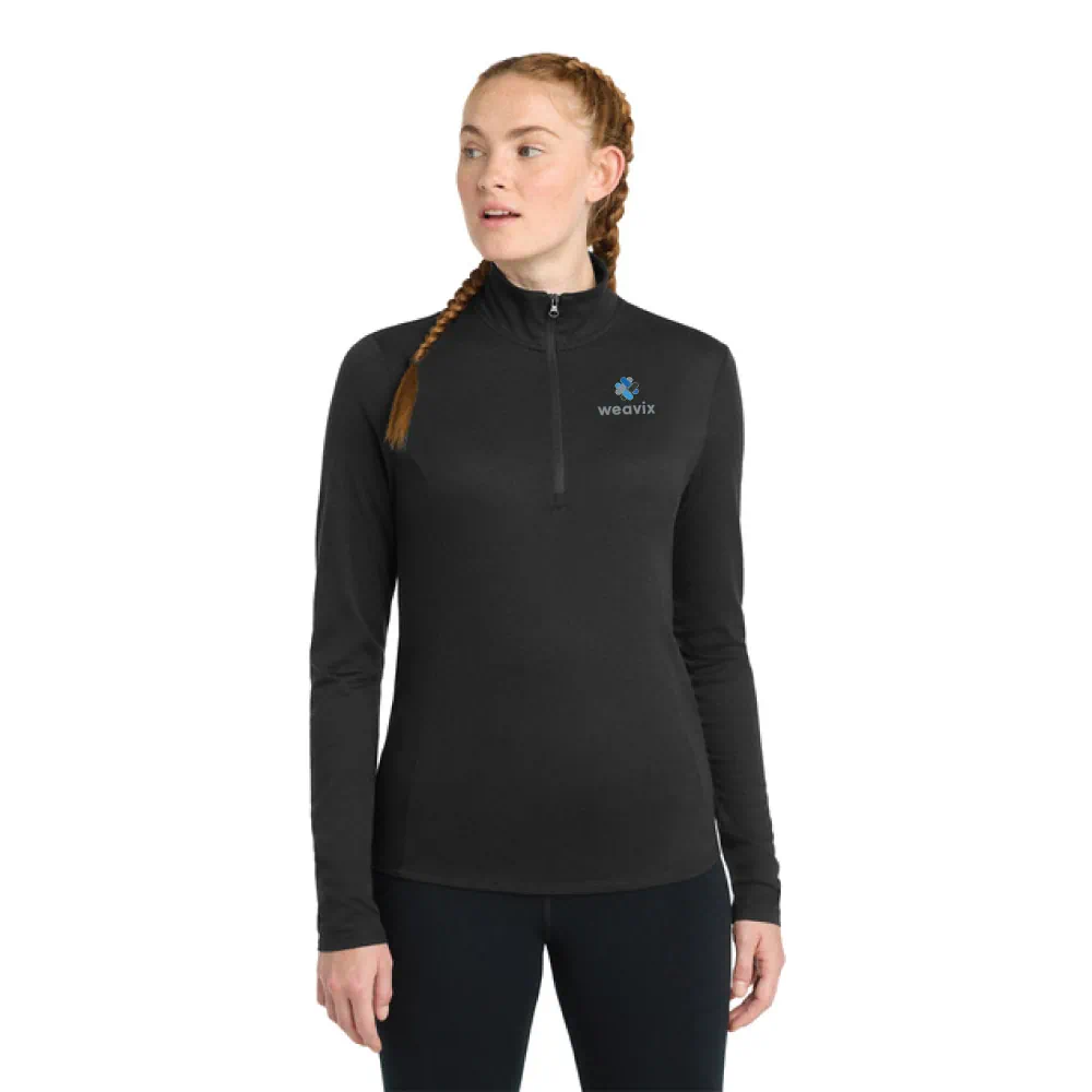 Sport-Tek® Women's PosiCharge® Tri-Blend Wicking 1/4-Zip Pullover - Image 6