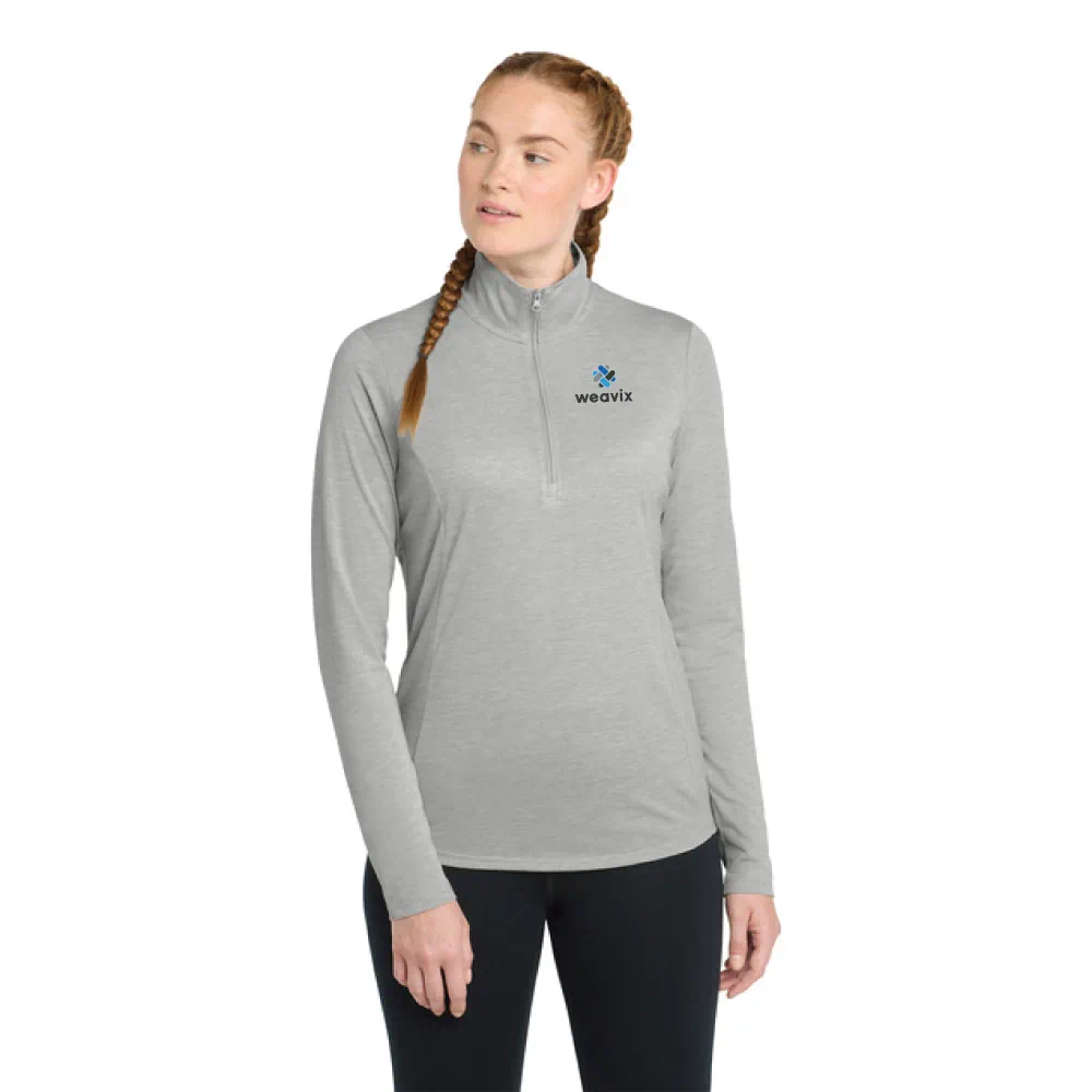 Sport-Tek® Women's PosiCharge® Tri-Blend Wicking 1/4-Zip Pullover - Image 4