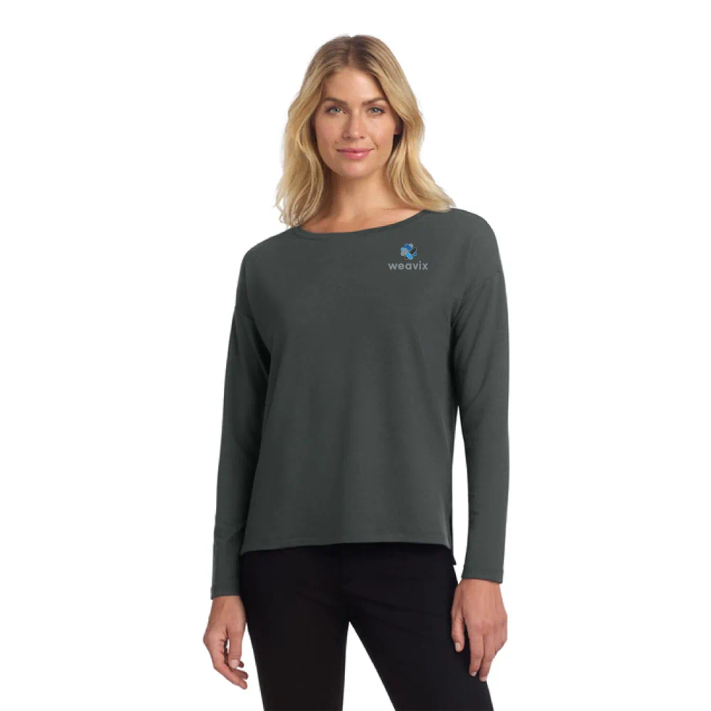 Mercer+Mettle® Women's Stretch Drop Shoulder Pullover - Image 3
