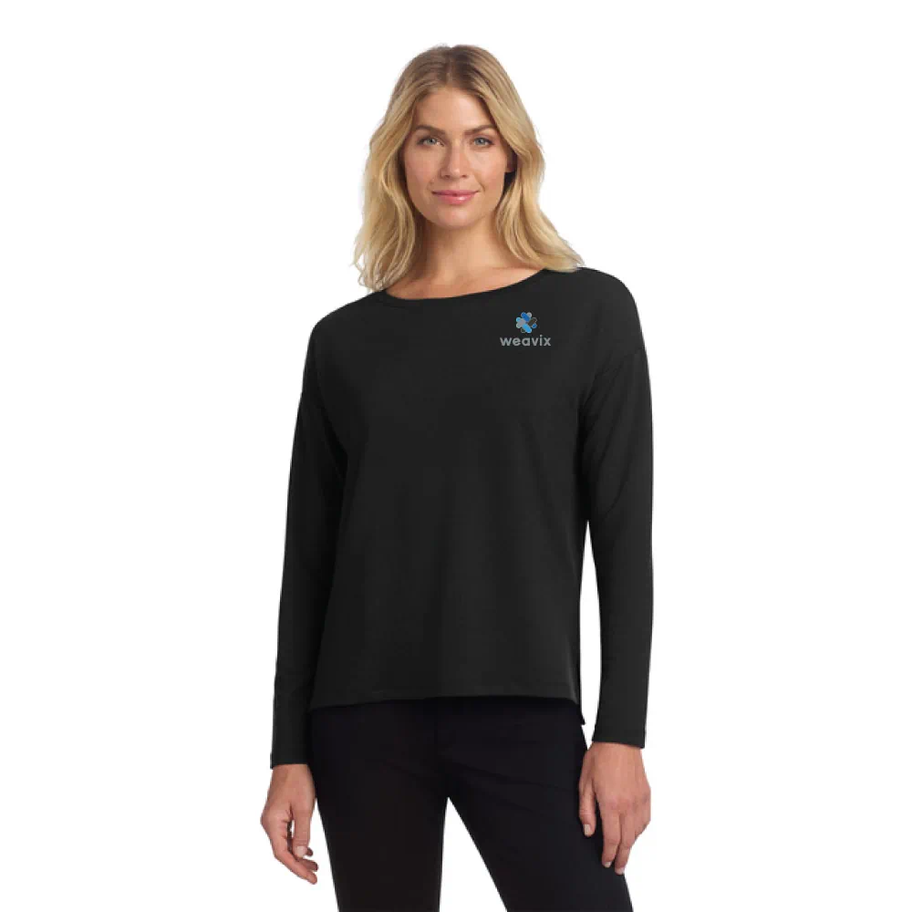 Mercer+Mettle® Women's Stretch Drop Shoulder Pullover - Image 2