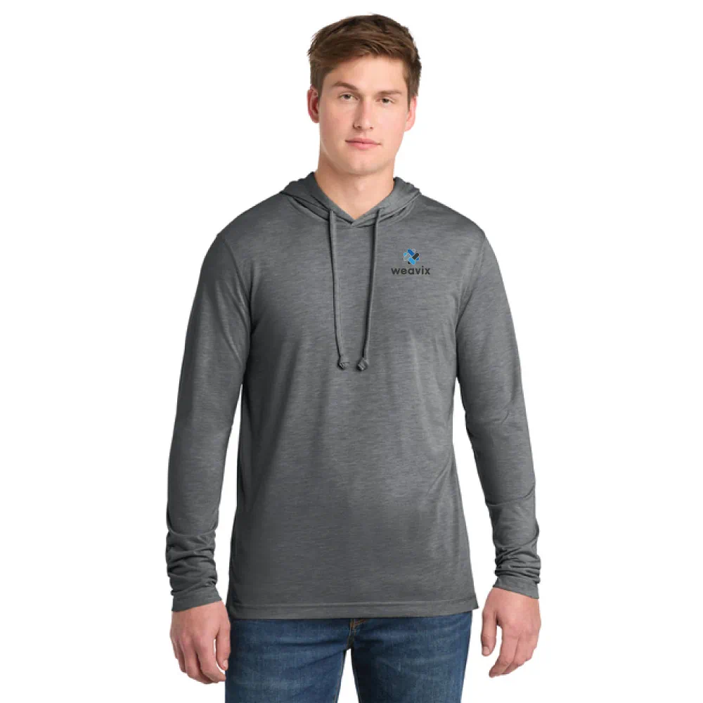 Sport-Tek® PosiCharge® Tri-Blend Wicking Long Sleeve Hoodie - Image 4