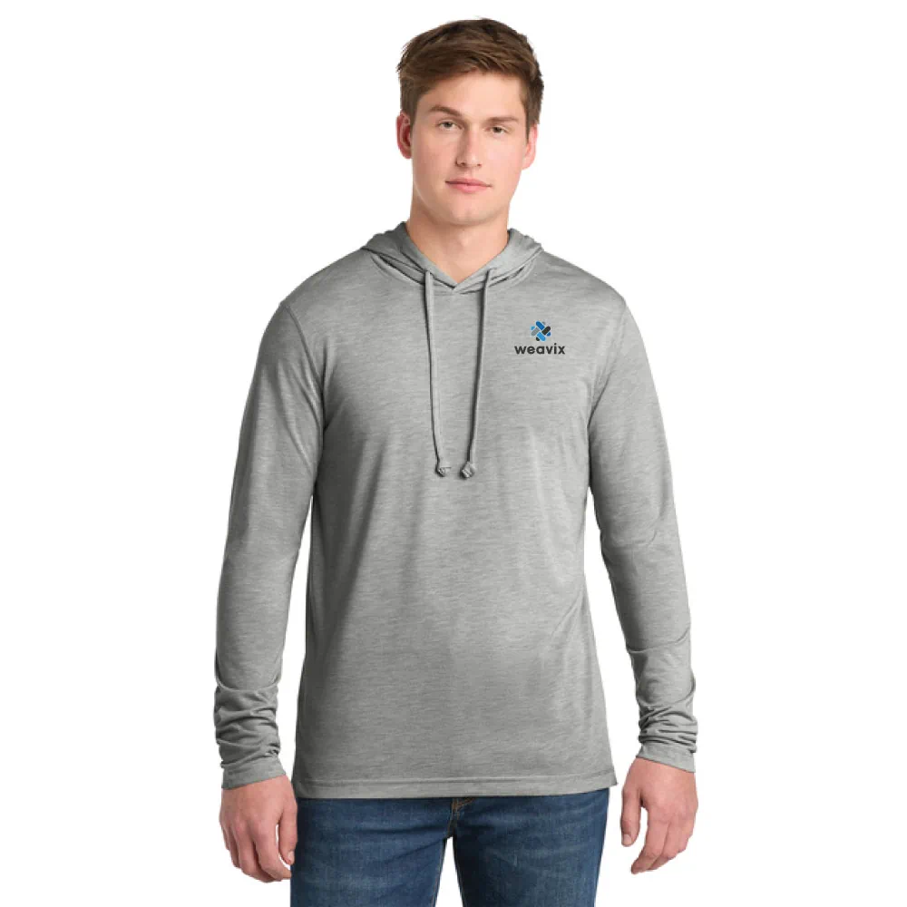 Sport-Tek® PosiCharge® Tri-Blend Wicking Long Sleeve Hoodie - Image 3