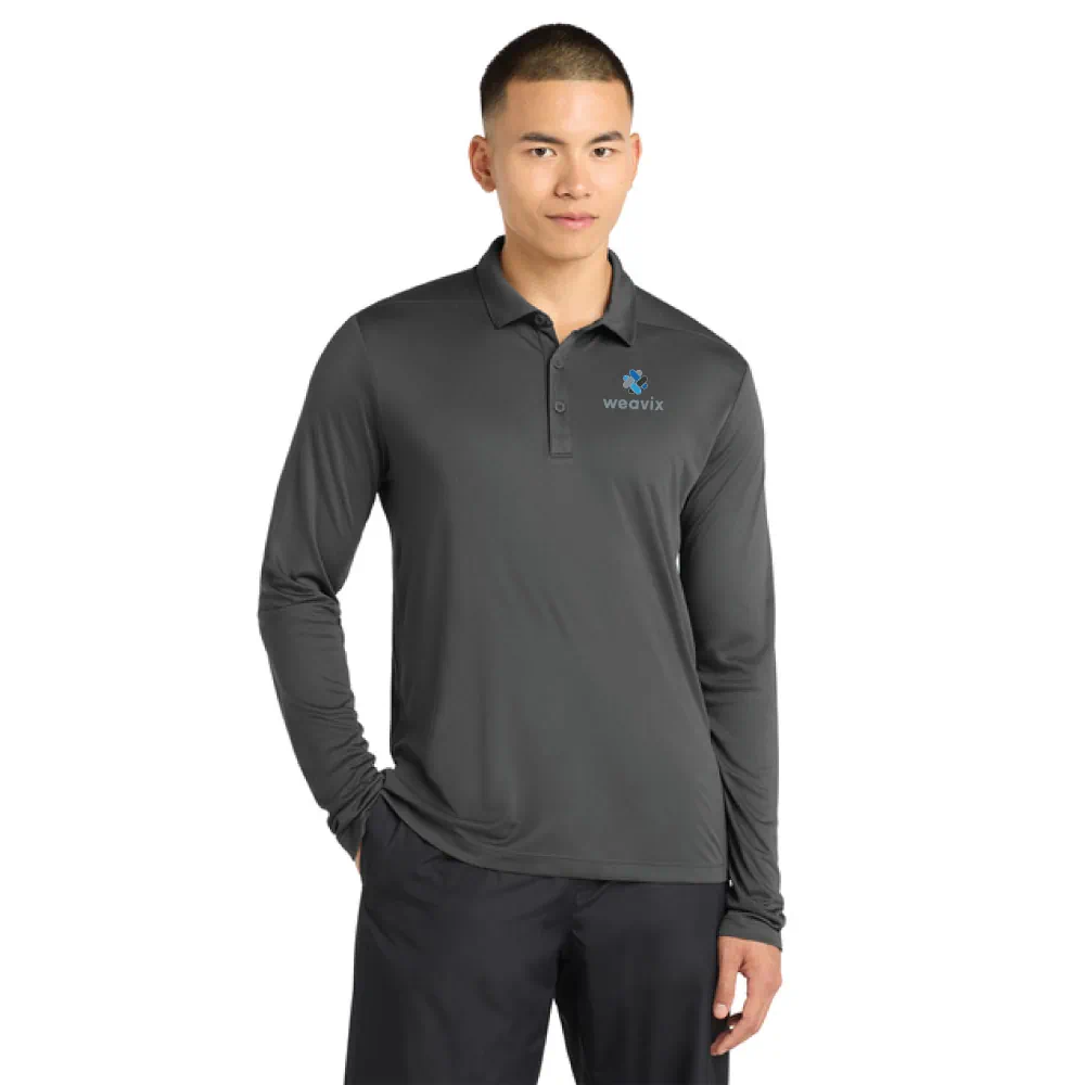 Sport-Tek® Posi-UV® Pro Long Sleeve Polo - Image 2