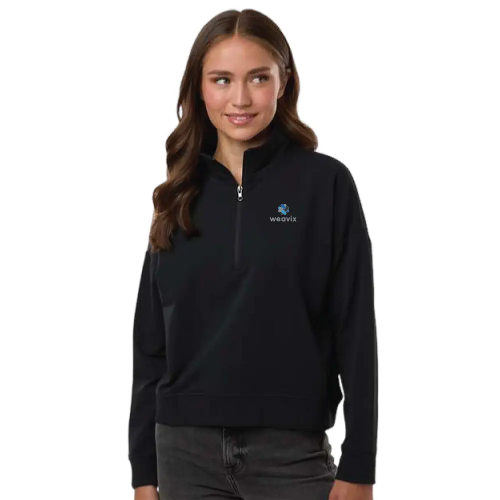 Independent Trading Co. Women's Perform Quarter-Zip Pullover - Image 2