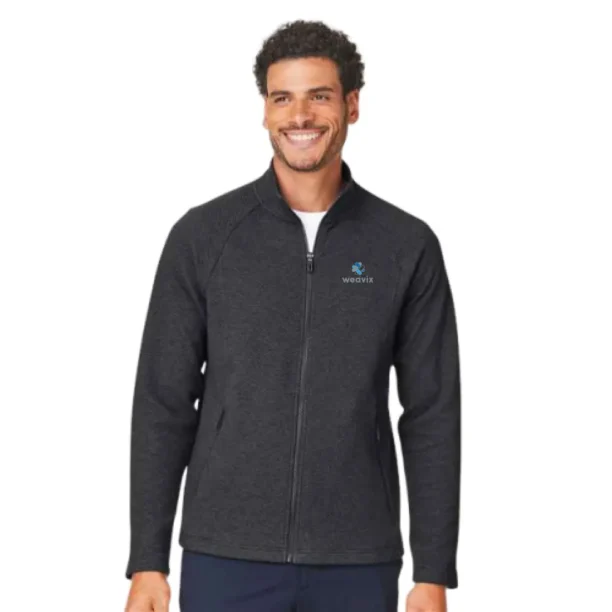 North End Men's Spirit Textured Full-Zip